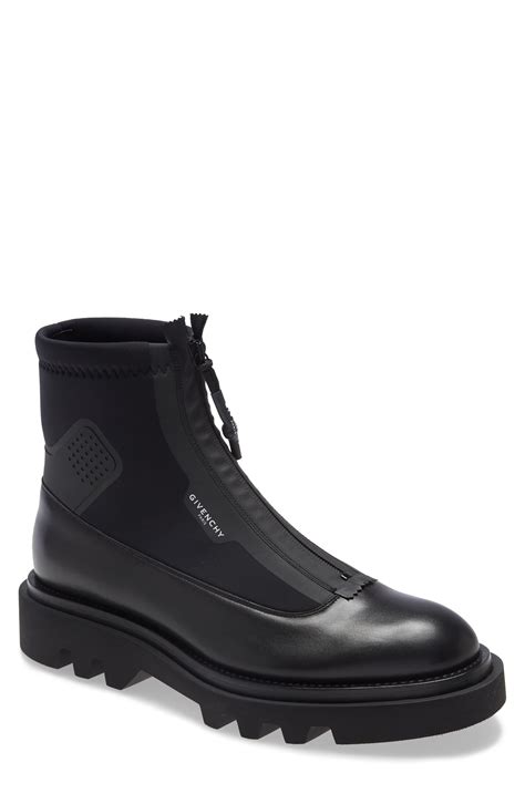 givenchy tech combat boots mens|Givenchy zip combat boot.